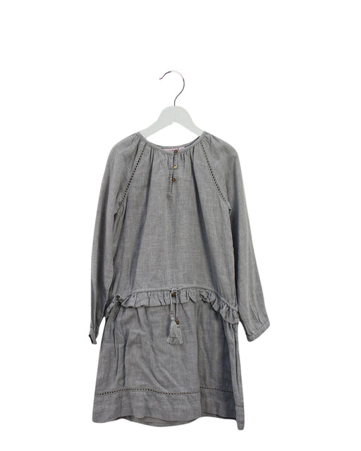 A Grey Long Sleeve Dresses from Noa Noa Miniature in size 8Y for girl. (Front View)