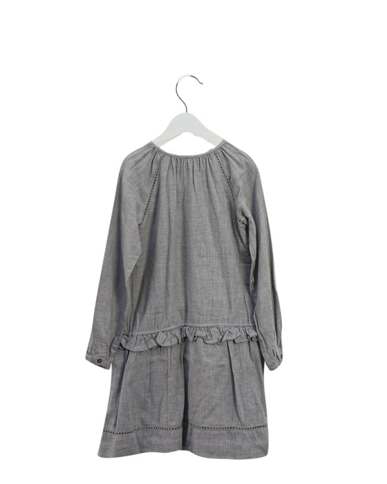 A Grey Long Sleeve Dresses from Noa Noa Miniature in size 8Y for girl. (Back View)