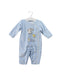A Blue Long Sleeve Jumpsuits from Chickeeduck in size 3-6M for neutral. (Front View)
