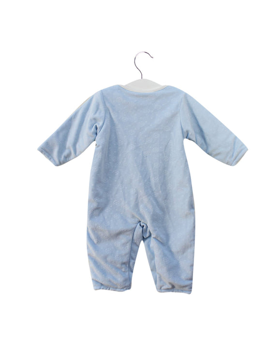 A Blue Long Sleeve Jumpsuits from Chickeeduck in size 3-6M for neutral. (Back View)