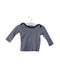 A Navy Long Sleeve Tops from Seed in size 0-3M for neutral. (Front View)