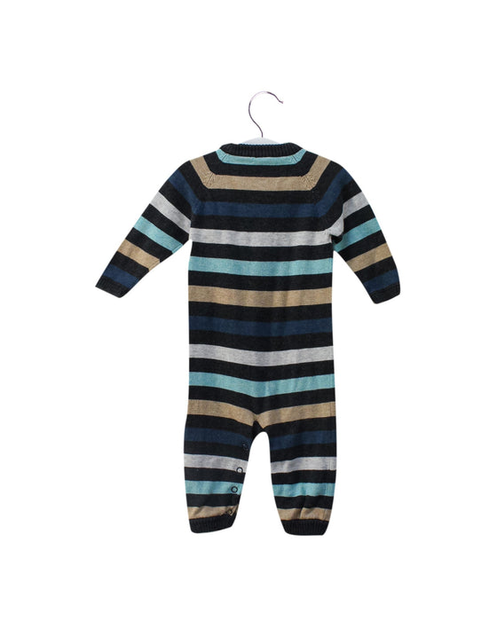 A Grey Long Sleeve Jumpsuits from Egg by Susan Lazar in size 3-6M for boy. (Back View)