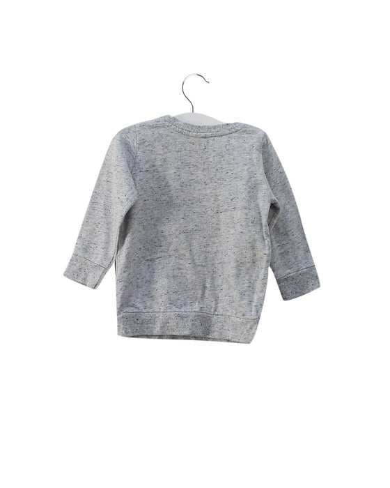 A Grey Crewneck Sweatshirts from Seed in size 6-12M for girl. (Back View)