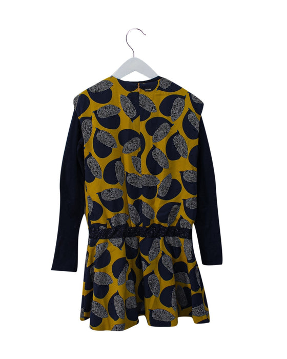 A Yellow Long Sleeve Tops from Catimini in size 10Y for girl. (Back View)