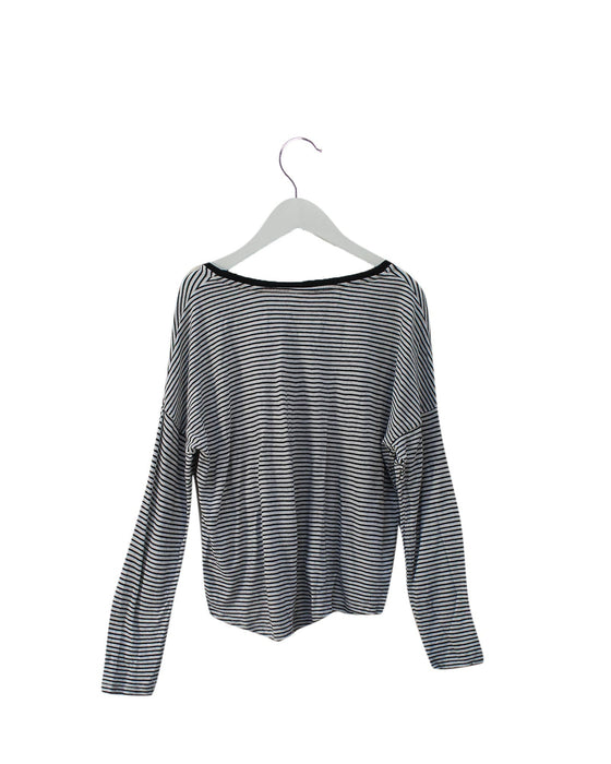 A Black Long Sleeve Tops from Seed in size 8Y for girl. (Back View)