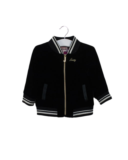 A Black Lightweight Jackets from Juicy Couture in size 6-12M for girl. (Front View)