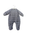 A Grey Long Sleeve Jumpsuits from Jacadi in size 0-3M for girl. (Front View)