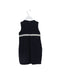 A Navy Sleeveless Dresses from Armani in size 4T for girl. (Back View)