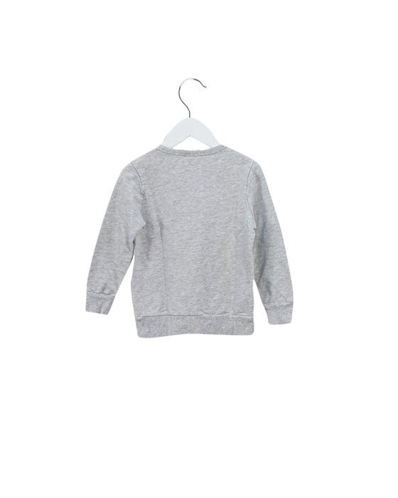 A Grey Crewneck Sweatshirts from Seed in size 3T for girl. (Back View)
