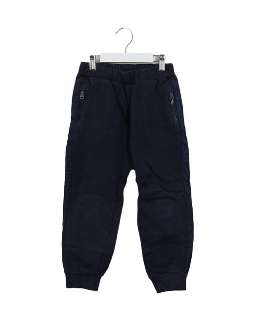 A Navy Sweatpants from Moncler in size 4T for boy. (Front View)