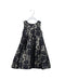 A Navy Sleeveless Dresses from Monsoon in size 3T for girl. (Front View)