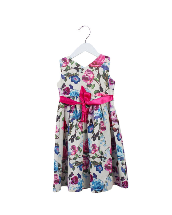 A Multicolour Sleeveless Dresses from Monsoon in size 2T for girl. (Front View)