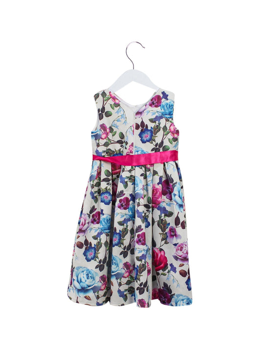 A Multicolour Sleeveless Dresses from Monsoon in size 2T for girl. (Back View)