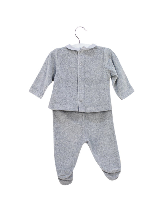 A Grey Pants Sets from Jacadi in size 3-6M for neutral. (Back View)