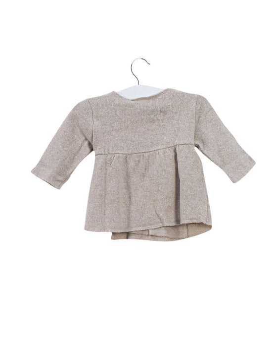 A Pink Long Sleeve Tops from Babe & Tess in size 0-3M for girl. (Back View)