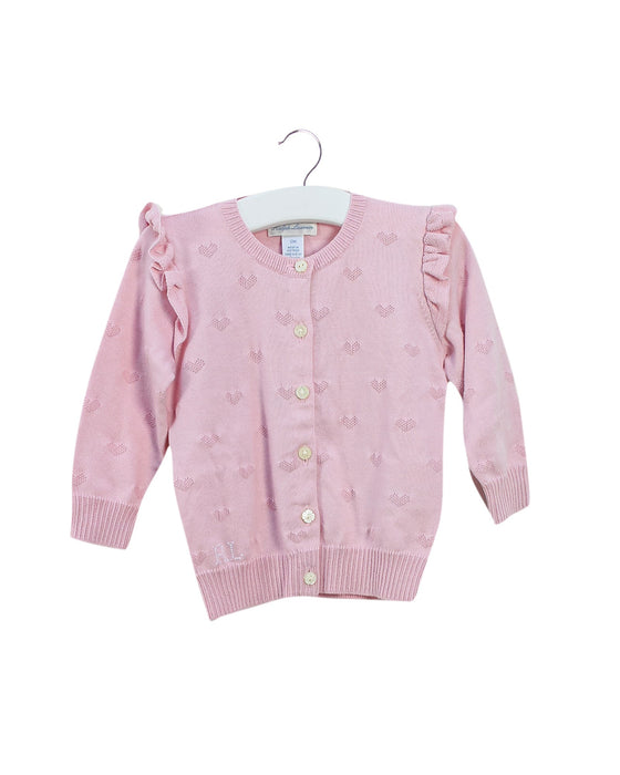 A Pink Cardigans from Ralph Lauren in size 6-12M for girl. (Front View)