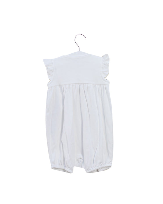 A White Rompers from Ralph Lauren in size 3-6M for girl. (Back View)