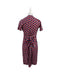 A Red Short Sleeve Dresses from Predict in size XS for maternity. (Back View)