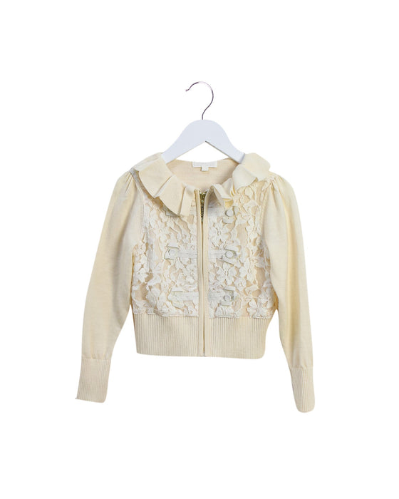 A Ivory Cardigans from Nicholas & Bears in size 4T for girl. (Front View)