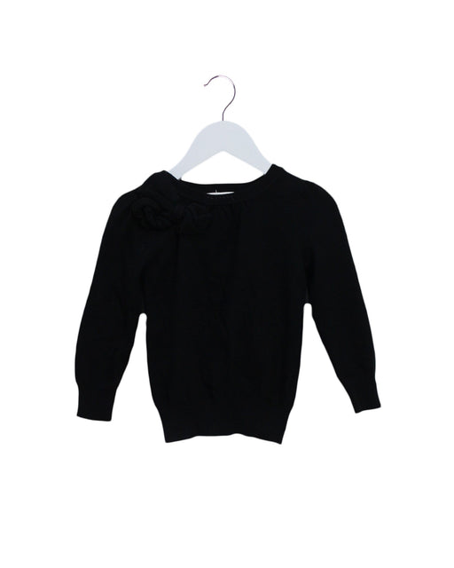 A Black Knit Sweaters from Milly Minis in size 3T for girl. (Front View)