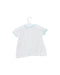 A White Short Sleeve Tops from Chickeeduck in size 6-12M for girl. (Back View)