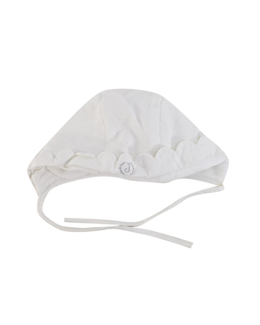 A White Sun Hats from Jacadi in size O/S for girl. (Front View)