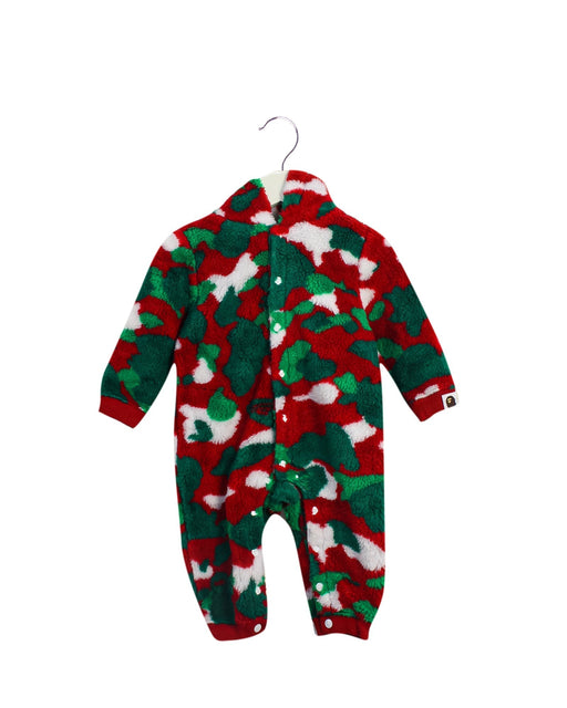 A Green Long Sleeve Jumpsuits from BAPE KIDS in size 3-6M for boy. (Front View)