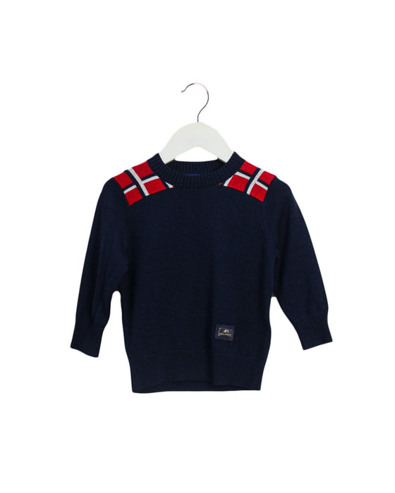 A Navy Knit Sweaters from Nicholas & Bears in size 6-12M for boy. (Front View)