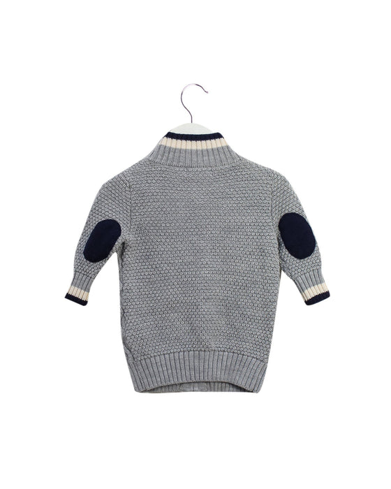 A Grey Lightweight Jackets from Nicholas & Bears in size 6-12M for boy. (Back View)