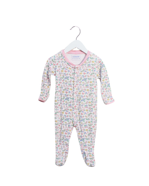 A Pink Long Sleeve Jumpsuits from Jojo Maman Bébé in size 6-12M for girl. (Front View)
