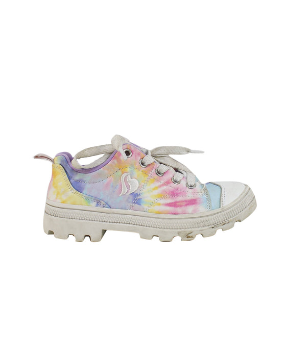 A Multicolour Sneakers from Skechers in size 5T for girl. (Back View)