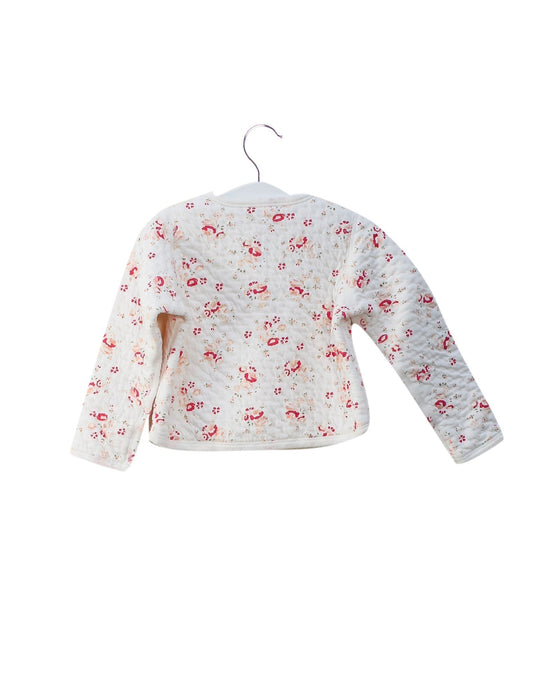 A Pink Cardigans from Petit Bateau in size 12-18M for girl. (Back View)