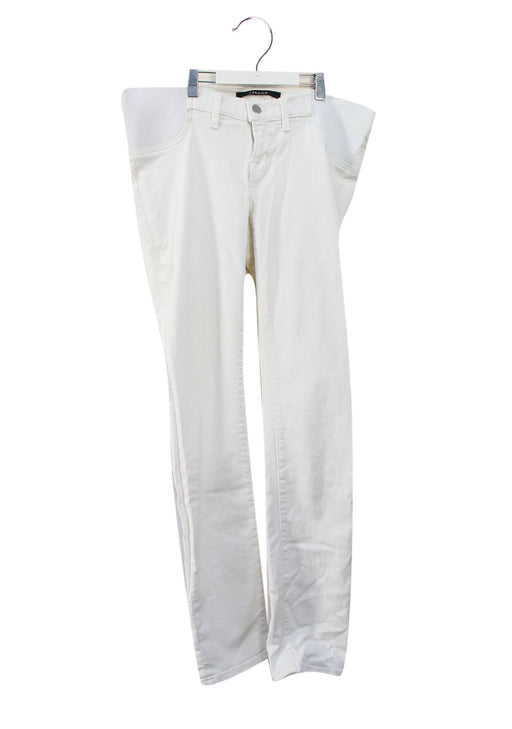 A White Jeans from J Brand in size S for maternity. (Front View)