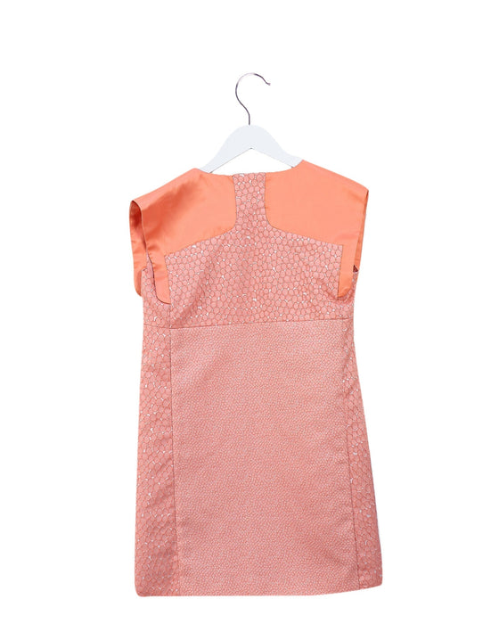 A Pink Outerwear Vests from Anotah Kids in size 7Y for girl. (Back View)