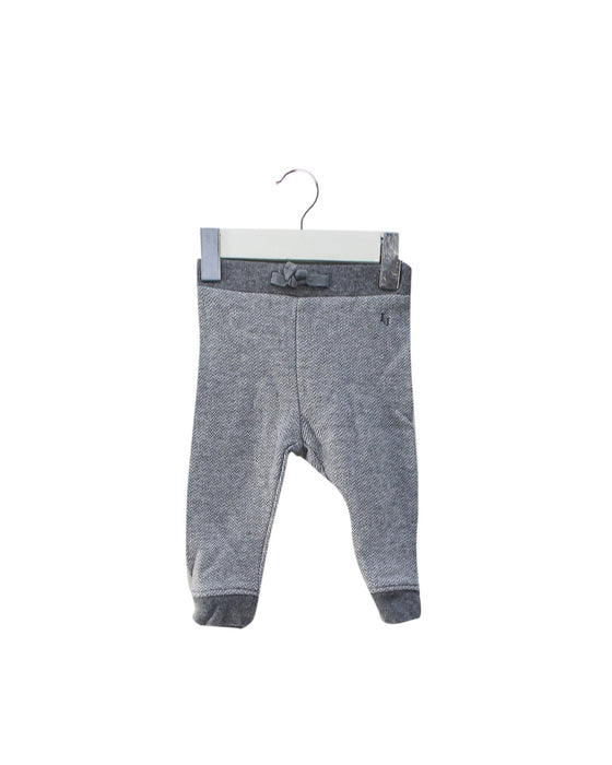 A Grey Sweatpants from Janie & Jack in size 3-6M for boy. (Front View)