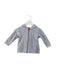 A Grey Zippered Sweatshirts from Seed in size 0-3M for boy. (Front View)