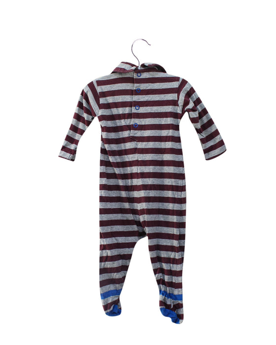 A Burgundy Long Sleeve Jumpsuits from Paul Smith in size 3-6M for boy. (Back View)