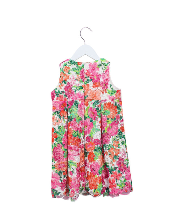 A Multicolour Sleeveless Dresses from I Pinco Pallino in size 2T for girl. (Back View)