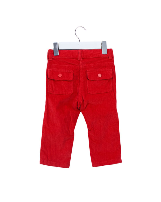 A Red Casual Pants from Jacadi in size 6-12M for girl. (Back View)