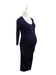 A Navy Long Sleeve Dresses from Isabella Oliver in size XS for maternity. (Front View)