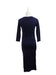 A Navy Long Sleeve Dresses from Isabella Oliver in size XS for maternity. (Back View)