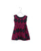 A Black Sleeveless Dresses from Velveteen in size 6T for girl. (Front View)