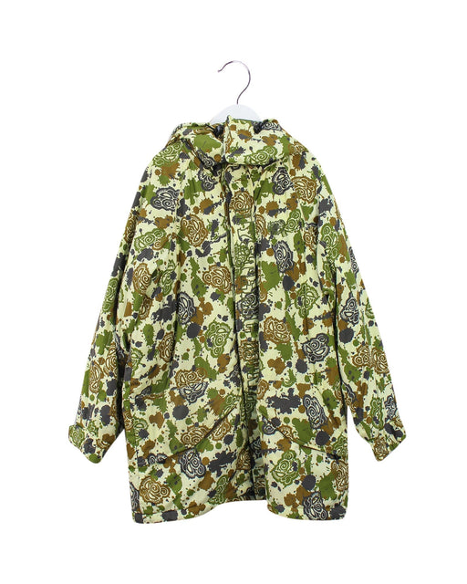 A Green Puffer/Quilted Jackets from Hysteric Mini in size 10Y for boy. (Front View)