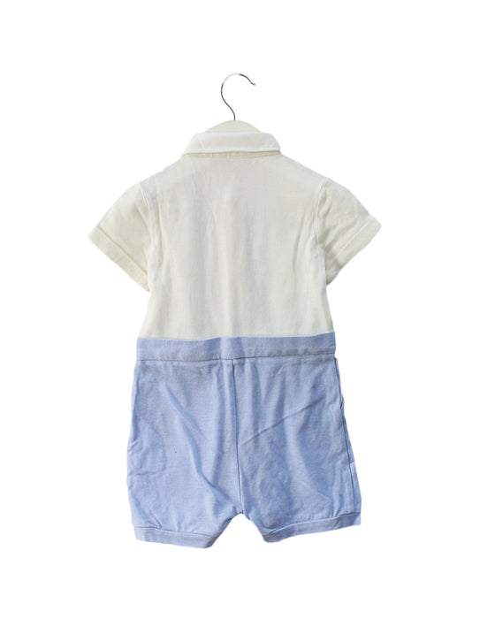 A Blue Short Sleeve Rompers from Nicholas & Bears in size 6-12M for boy. (Back View)