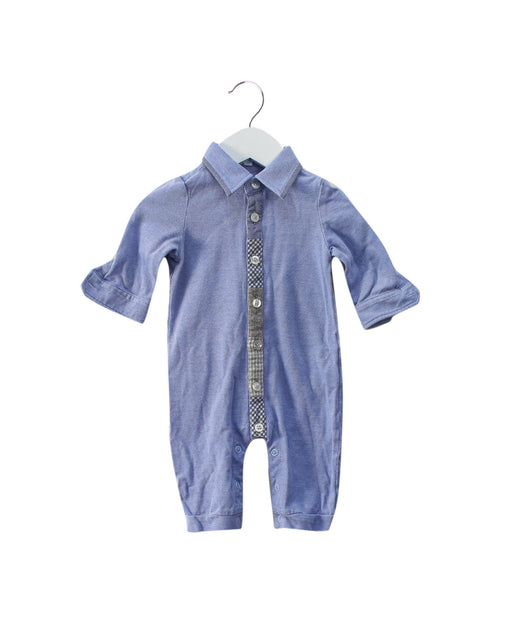 A Blue Long Sleeve Jumpsuits from Nicholas & Bears in size 3-6M for boy. (Front View)