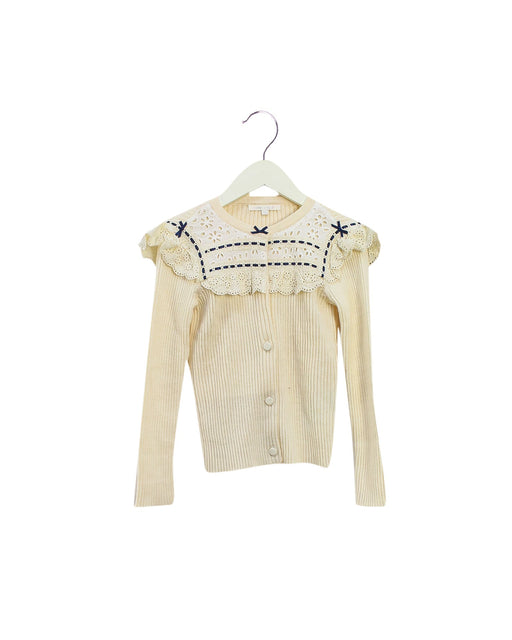 A Ivory Cardigans from Nicholas & Bears in size 4T for girl. (Front View)