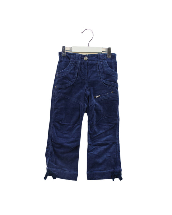 A Blue Casual Pants from I Pinco Pallino in size 4T for girl. (Front View)