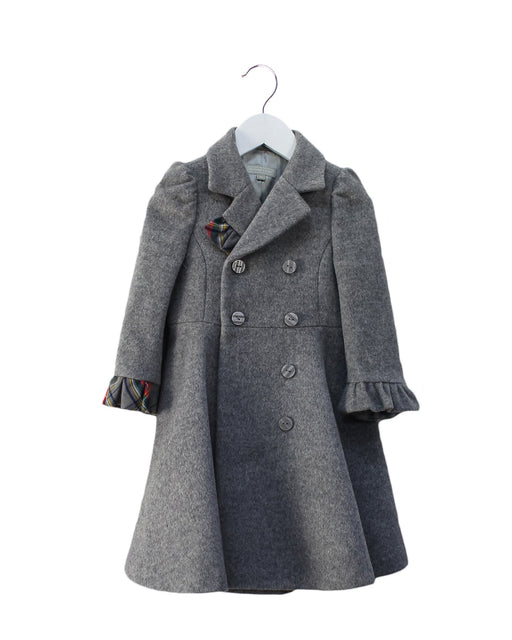 A Grey Coats from Nicholas & Bears in size 2T for girl. (Front View)