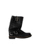 A Black Casual Boots from Bonpoint in size 5T for neutral. (Back View)