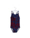 A Navy Swimsuits from Sabina Swims in size 2T for girl. (Front View)